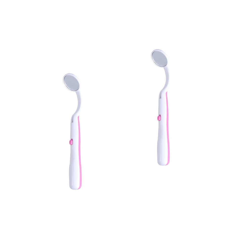 Led Dental Mirror With 2Pcs Oral Inspection Tool For Teeth, Gums & Tongue Light 9555307326427