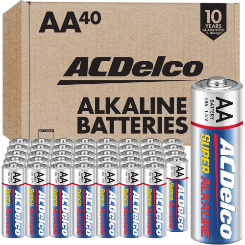 Αλκαλικές μπαταρίες ACDelco AA, συσκευασία 40 τεμαχίων