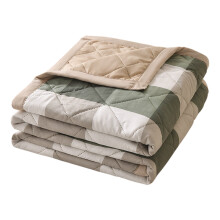Couette climatisée, couvre-lit d'été en fibres fines pour les nuits chaudes, housse légère et respirante, taille standard, E