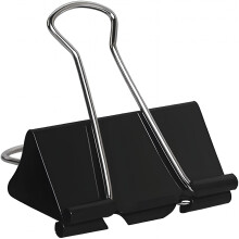Clipes de metal preto extra grandes (Jumbo, 50 mm)