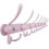 Porte-manteau mural – Or rose, 5 crochets, 41,3 cm 1
