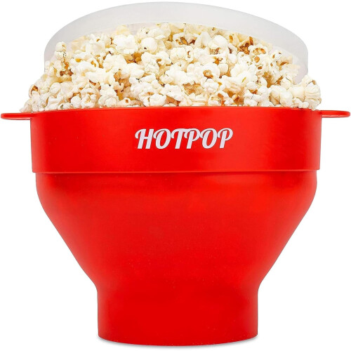 Machine à pop-corn en silicone pliable pour micro-ondes