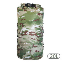Bolsa impermeable de camuflaje de 3 a 35 litros, bolsa de almacenamiento flotante con cierre enrollable para viajes, natación, navegación, kayak,