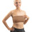 Women's Chocolate Brown Strapless Bandeau Bra Medium 1-Pack 1