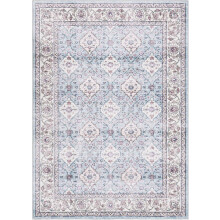 Tapis de salon 150 x 210 cm, antidĂ©rapant, lavable en machine, Ă poils courts, doux, style oriental, idĂ©al pour le salon, la chambre, la salle Ă