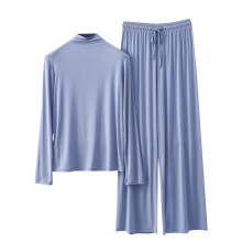 2025 Dames tweedelige set met lange mouwen voor thuis, vrije tijd, vakantie, casual outfits, lente nachtkleding