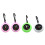 4Pcs Compass Hiking Survival,Highly Portable Compass,Clear Pointer Compass for Kids,Colormixing2 1