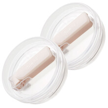 Conjunto de 2 tampas giratórias com canudo para potes, livres de BPA e à prova de vazamentos.