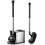 Ensemble ventouse et brosse de toilette en acier inoxydable 1