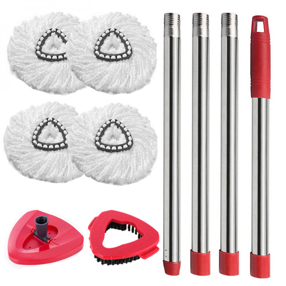 Spin Mop Replacement Heads with Triangular Base &