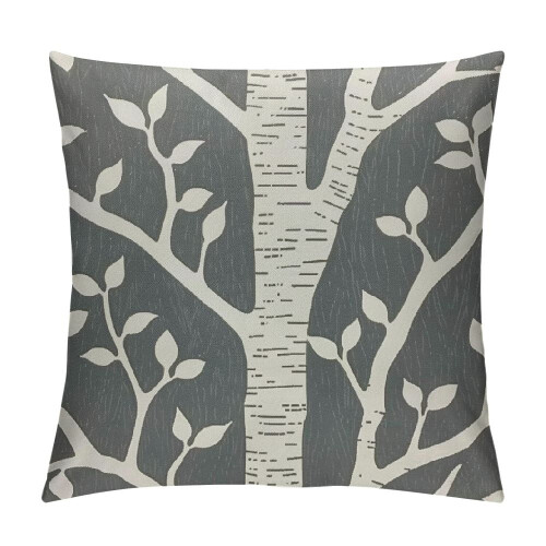 Capas de almofada quadradas de linho ou com fundo decorativo, estilo fazenda, em polegadas.