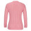 Damen-Pullover mit V-Ausschnitt, einfarbig, mit Lochmuster, dünn, langärmelig, rosa, Größe S 8