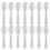 1200Pièces Cuillères Mini Transparentes Pour Glace Gâteau 1