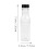 Garrafas de leite de plástico de 350ml com tampa de rosca (pacote com 6) 2