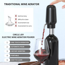 Electric Wine Opener Set 4-In-1 Wine Set with Rechargeable Wine Opener, Rechargeable Wine Aerator Pourer