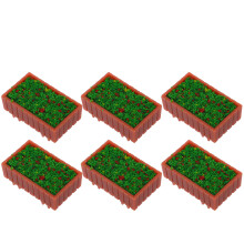 12Pièces Platebandes Miniatures Pour Maison Décor