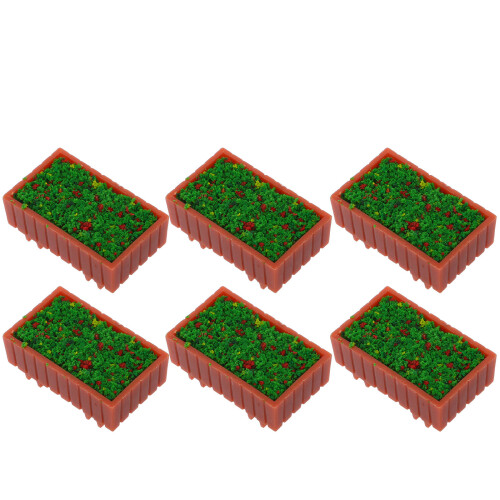 12Pièces Platebandes Miniatures Pour Maison Décor