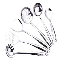 3St Rvs Keukengerei Set Comfortabel Handvat Zilverkleurig
