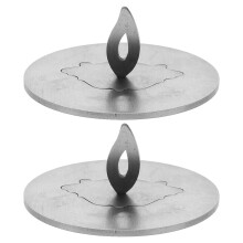 4Pièces Éteignoir Acier Inoxydable Couleur Argent