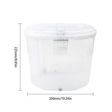Parts Water Tank for MJSTP Robot Vacuum Cleaner Water Tank Clean Water Tank Dirty Water Tank, Transparent White