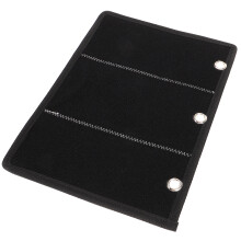 4Pcs Large Capacity Black Pendant Badge Display Cloth for Collecting