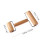 2Pcs Portable Wooden Dough Roller Nonstick Rolling Pin for Baking 1
