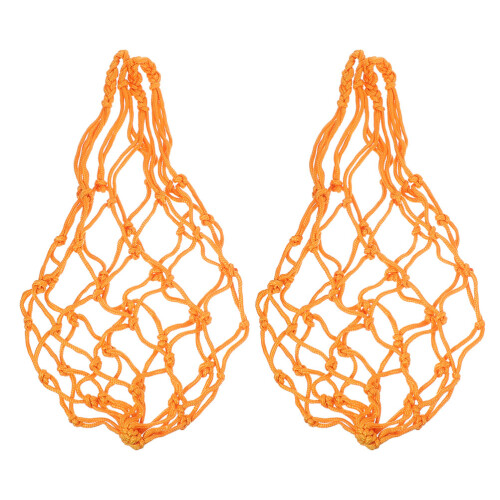 4Pcs Multifunctional Chicken Hanging Feeder Basket in Orange