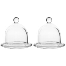 Glazen taartstolp met deksel 9,5 cm
