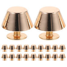 40Pcs Golden Zinc Alloy Purse Feet Hardware for DIY Bag Bottom Studs