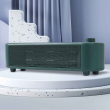 Desktop Small Space Heater, Mini Electric Fan Heater, Portable Tabletop Home Heater for Winter Indoor Bedroom Living Room
