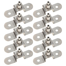 40St Foto Frame Hangers Zilverkleurig Van Koudgewalst Staal