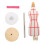 2Pcs Half Scale Dress Form Mini Mannequin for Sewing DIY Projects 1