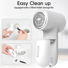 Fabric Shaver, Lint Remover for Clothes with LED Display, USB Rechargeable Debobbler, Lints Shaver Defuzzer