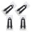 8Pcs Easy-Install Sectional Couch Connectors Silver Sofa Clips 1
