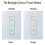 2PCS Tuya WiFi  Touch Button  Connected Electric Curtains Blinds Roller Shutter for Alexa Home Siri EU Plug 1