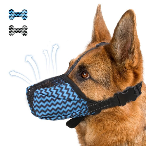 Luftdurchlässiger Maulkorb für mittelgroße bis große Hunde (1 Stück)
