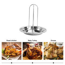 Carbon Steel Chicken Roasting Rack for Oven or BBQ