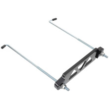 1er-Pack Batteriehalterung für den Einbau von Batterien, schwarzer Kunststoff, modernes Design, für Autobesitzer