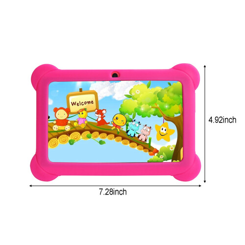 Tablet infantil Android de 7 polegadas com câmera dupla e sistema de aprendizagem. 2
