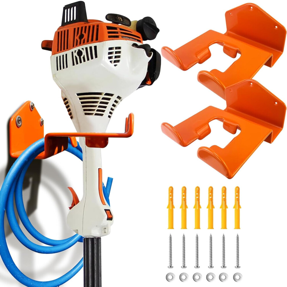 Weedeater Hanr, 2 Pack Weed Eater Hanr For Wall, Heavy Duty Wacker Hooks Gara, Gara Orization Stora Shed Orizer Mounted Trimmer Rack 9557311346460