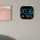 Digital Wall Clocks Temperature Date Week Dispaly Electronic Table Clock 12/24H Wall-Mounted LED Alarm Clock Remote,A 7