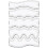 Wave Quilting Ruler Acrylic 10.24 inch 5 pcs 1