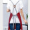 Adjustable Kitchen Apron with Pockets Red 5
