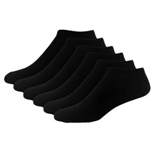 5 Pairs Bamboo Diabetic Ankle Socks for Men & Women – Soft, Seamless Toe, Non-Binding, Wide Loose Fit, Black, One Size, Compatible with All Diabetic