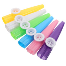 6Pcs Assorted Color Plastic Kazoo Musical Instruments for Toddlers Portable and Lightweight