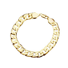 Herren-Seitenarmband aus Weißgold, 6 mm und 8 mm
