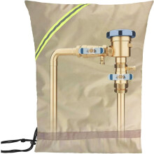 Capac de protecție împotriva înghețului pe timp de iarnă pentru robinet exterior, 40,6 cm x 50,8 cm, izolație impermeabilă pentru prevenirea