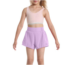 Shorts de praia para meninas, shorts de treino para meninas, shorts esportivos para corrida, shorts de ginástica de cintura alta com bolsos com