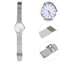 Dameshorloge, casual zakelijk horloge, maat 1, zilver