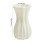 Weiße Kunststoff-Blumenvase, 17,5 cm 3